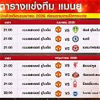 ตารางแข่งทีมแมนยู